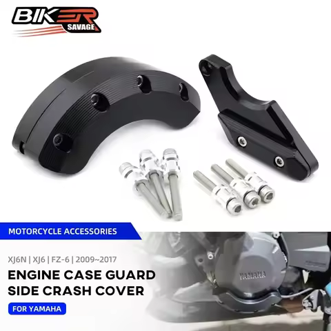 Engine Case Guard For YAMAHA XJ6N XJ6 Diversion FZ6R FZ6 N/S S2 2009-2017 Engine Crankcase Oil Pump 