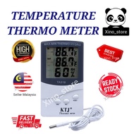 Digital Thermometer Indoor Outdoor Digital LCD Large Screen Thermometer Hygrometer Humidity Meter TA