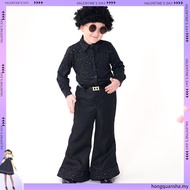 Children's Day Clothing Children Retro 70's Disco costume Sequins Singer Model Show outfits