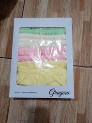 FULL PANTY ORIGINAL GRAGERO( 1 DOZEN) SIZE S, M, L, XL, 2XL, 3XL, 4XL, 5XL)