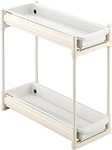 Belca SS-304 Kitchen Storage, Under Sink Slide Rack, 2 Tiers, Slim Type, Width 7.5 x Depth 17.7 x He