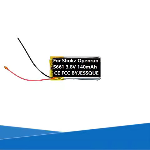 Original Replaces 140mAh 3.8V Battery For Shokz Openrun S661 Game Bone-Conduction Headphone Handsfre