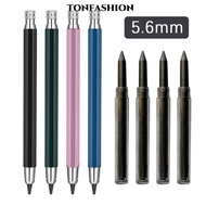 TONFASHION Mechanical Pencil 5.6mm 2B/4B/6B/8B Pencil Refill School Office Supplies Sketch Metal Dra