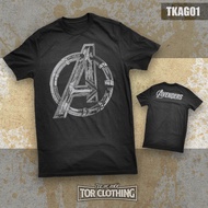 T-shirt Avengers - Streetwear - Superhero - Ready Stock (TKAG01) Tor Clothing