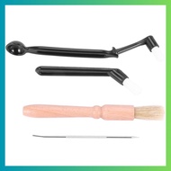 4 Pcs Coffee Machine Cleaning Set Coffee Grinder Brush Coffee Machine Group Head Cleaning Brush tukx