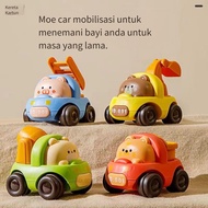 Wheatfield Life Store Children's Inertial Toy Car Baby 1-3 Years Old Pull Back Engineering Car 6 Mon