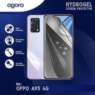 LAYAR Anti-Scratch Hydrogel For Oppo A95 4G Hydrogel SCREEN Protector Film - ANTI SPY, FULL SCREEN, 