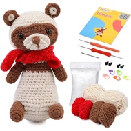 Ferret Crochet Kit for Beginner, Learn to Crochet, Beginner Crochet Kit for Adults Crochet Starter K