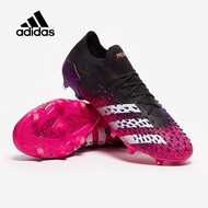 Adidas Predator Freak .1 Low FG สตั๊ด รองเท้าฟุตบอล สีดำชมพู ใหม่ล่าสุด