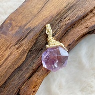 【原石手編】玻利維亞紫水晶吊墜項鍊 / 可客製掛件
