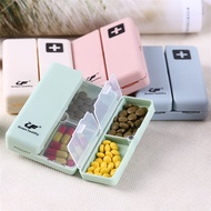 AT-🎇Magnet Pill Box 7Lattice Folding Pill Box  Mini Pill Box Flip Compartment Little Pill Box  Portable medicine box SSA