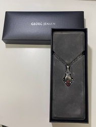 二手正品 Georg Jensen 喬治傑森 1993 2013經典復刻 年度項鍊 紅石榴