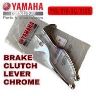 YAMAHA Y15ZR V1 V2 Y16ZR LC135 Y125ZR BRAKE & CLUTCH LEVER COMPLETE SET CHROME SILVER 2PV-H3922-00 /