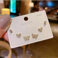 Combination Set Earrings Korean Unique Unique Earrings