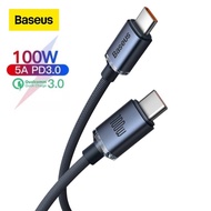 Dây sạc type c to type c 100w BASEUS cáp bọc dù 2 đầu typec dùng cho ip iphone 15