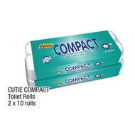 Cutie Compact Toilet Paper 2x10 rolls