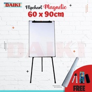 Flipchart / magnetic seminar board DAIKI Size 60x90 Cm