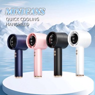 N68 Mini Fan High Speed Strong Wind Handheld Fan Portable 100-speed Adjustable Speed Low Noise Outdo