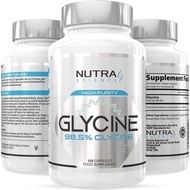 Glycine Supplement 98.5% Concentration | Highest Glycine Capsules in the UK | 1,300mg Glycine Powder