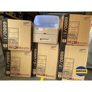 100% Original Century 2 & 3 Layer Dish Drainer with Cover/Century 6880-1/2 Rak Pingggan Mangkuk Plas