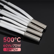 12V/24V 60W 70W Heater Cartridge 3D Printer Parts Hotend Heating Tube 6.*20mm High Temperature For E
