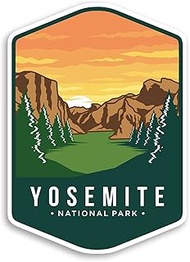 Yosemite National Park Sticker Decal Notebook Car Laptop 4"x5.5" (Color)