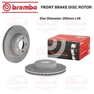 GENUINE BREMBO FRONT BRAKE DISC ROTOR MERCEDES BENZ W205 C180 (295mm type)