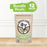 ORGANIC FIELDS Organic Rolled Oats 500gm | Finland