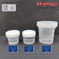 Ice Cream Container (100ml, 160ml, 500ml) - Bekas Ice Cream / Bekas Yogurt / PP Dessert Cup / Plasti