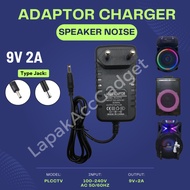 9Volt 2A Charging Charger Adapter for Portable Meeting Bluetooth Speaker Charger NOISE 899F, 899D, 8