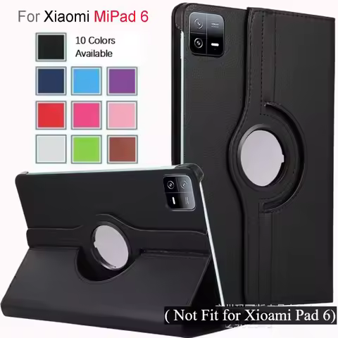 360 Degree Rotating Cover For Xiaomi pad 6 case 2023 PU Leather Tablet Case Xiaomi Mi Pad 6/Xiaomi P