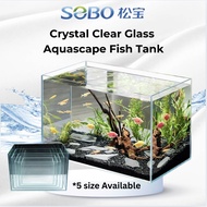 Crystal Clear Glass 6mm Aquascape 2ft Fish Tank Aquarium Fish Tank 60cm / 50cm / 40cm / 35cm / 30cm