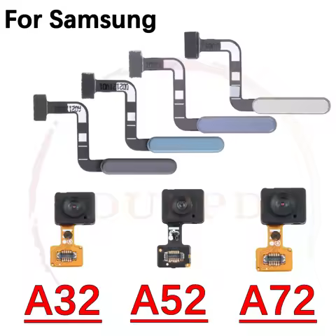 Power Home Button Menu Return Key Fingerprint Touch ID Recognition Sensor Flex Cable For Samsung A32