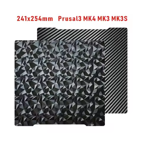 MK4 PEI Sheet PEO for Prusa MK3S Carbon Fiber PET Build Plate H1H Double Sided Spring Steel Plates f