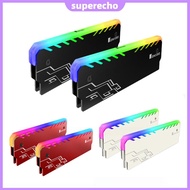 RGB RAM Heatsink DDR DDR3 DDR4 Memory Cooling Heat Spreader for Desktop Computer [superecho.my]