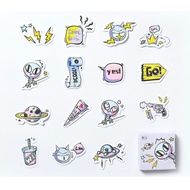 Decorative accessories: Set of 45 stickers "Space fantasy"/ Stickers