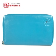 香奈兒 1281**** 山茶花 CC 可可標誌長錢包