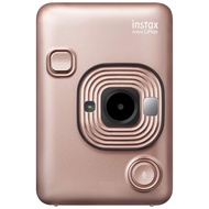 (Used) Fujifilm Instax Mini LiPlay Instant Camera/Smartphone Printer in Brush Gold (INS MINI HM1 BLU