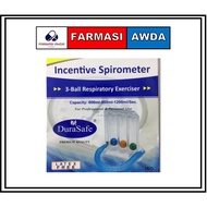 Incentive Spirometer 3 ball Respiratory Exerciser