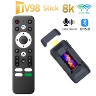 Vhsi กล่องอัจฉริยะควบคุมด้วยเสียง TV98 Android13.0 A53 Mali-450 Quad Core Cortex รองรับวิดีโอ8K WiFi