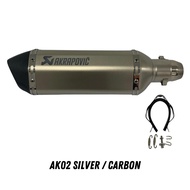 AK Performance Racing Exhaust Muffler Series – AK01 / AK02 / AK03 Universal with Stainless Steel Bod