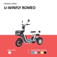 Sepeda Motor Listrik Romeo Uwinfly Roda Tiga By UWINFLY Garansi SNI