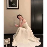 Zoey Dress งานตัดร้าน มีซับใน ซิปหลัง 4 สี แดง ชมพูนม ดำ ขาวครีม