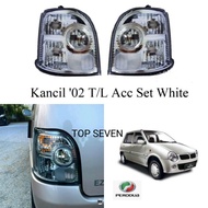 🔥Ready Stock🔥Perodua Kancil 02 Tail Lamp Full White Albino Lampu Belakang Kancil Belalang