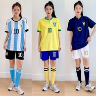 Women's Football Jersey - Training & Competition Gear | Germany, France, Argentina, Messi, Ronaldo