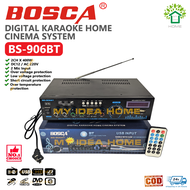 BOSCA Amplifier with Bluetooth USB/SD FM Stereo Audio 2Ch X 400W Power Amplifier HOME AMPLIFIER