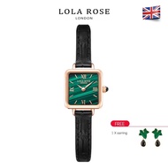 Lola Rose square ladies watch luxury malachite green watch