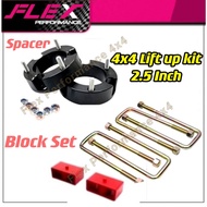 4X4 LIFT UP KIT 2.5" FRONT ABSORBER SPACER 32MM HILUX RANGER NAVARA D-MAX TRITON BT50 REAR BLOCK BALL JOINT VIGO REVO