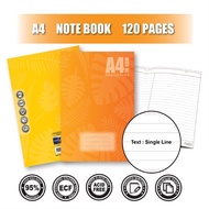 ( 88-24-423 ) EDU Paper Softcover Notebook A4 Exercise Book Buku Nota Tulis 70gsm