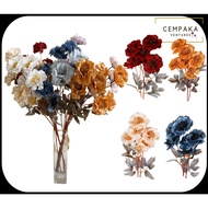4 & 6 Head Ruby Flower Wedding Home Decor | Bunga Pelamin Hantaran Bunga Hiasan Bunga Hantaran